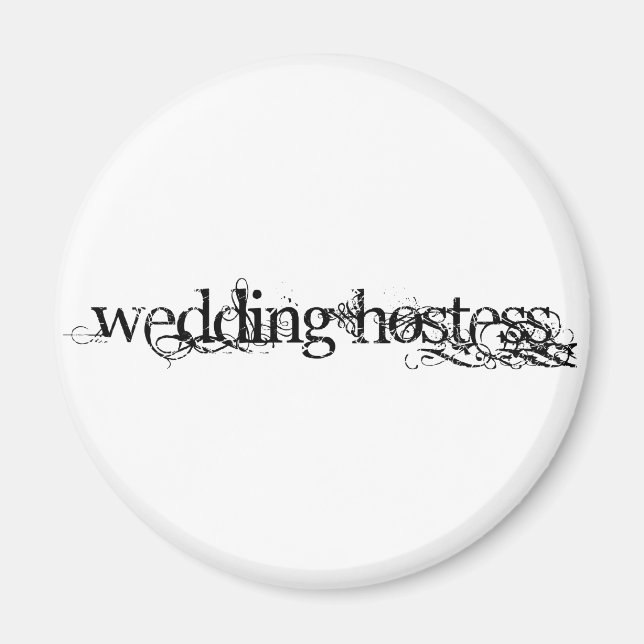 Wedding Hostess Magnet (Front)