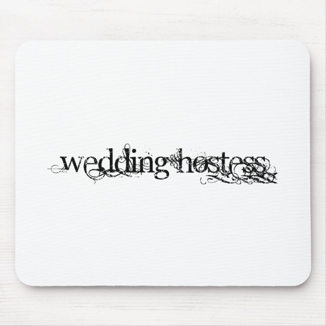 Wedding Hostess Mouse Mat (Front)