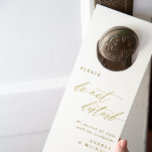 Wedding Hotel Door Hangers Gold Do Not Disturb<br><div class="desc">Modern & Elegant Gold Door Hangers for your Hotel Guests: Use these gold wedding hotel door hangers for your guests to let others know not to disturb. They feature a gold elegant,  modern calligraphy script.</div>