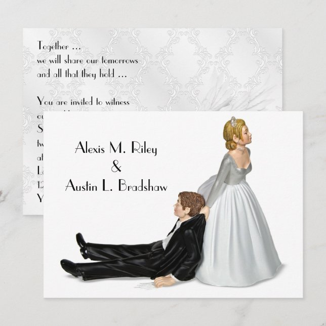 Wedding Humour Invitation (Front/Back)