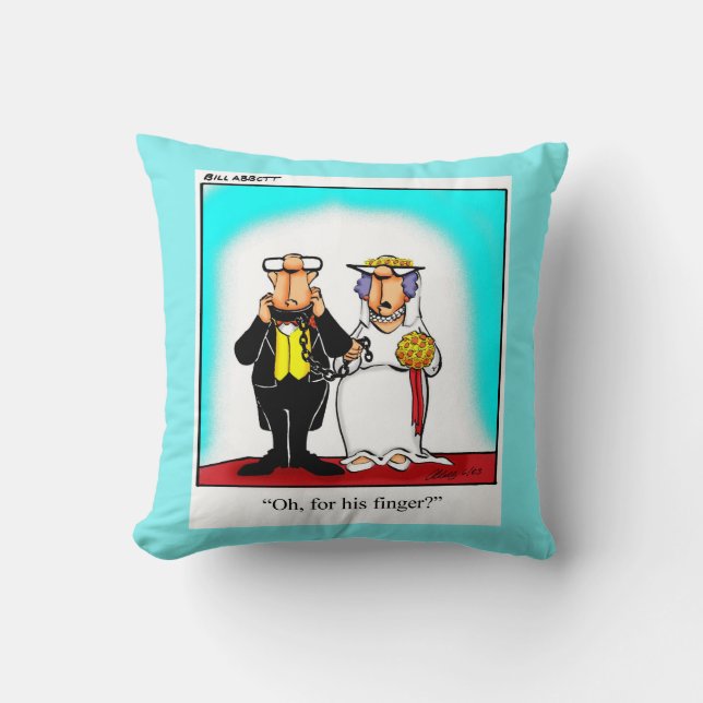 Wedding Humour Pillow Gift (Front)