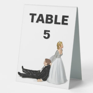 Wedding Humour Table Number