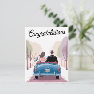 Wedding Husband Wife Congratulations Marriage Gift Holiday Card