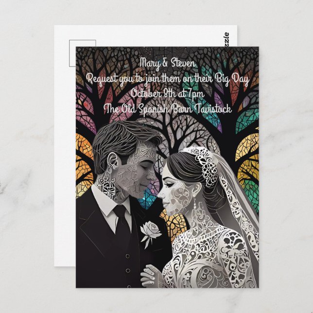 Wedding ideas and Gifts Postcard (Front/Back)