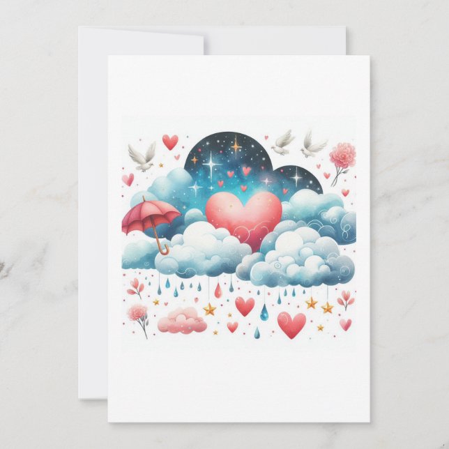 wedding illustration invitation (Front)