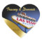 Wedding in Fabulous Las Vegas Metallic Gold Heart