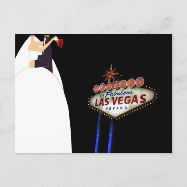 WEDDING In Fabulous Las Vegas Postcard (Front)