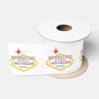 Wedding In Fabulous Las Vegas Ribbon Satin Ribbon