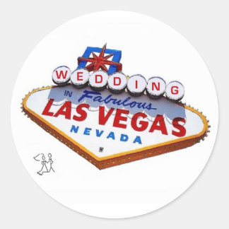 WEDDING In Fabulous Las Vegas Sticker