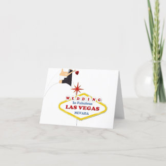 Wedding in Las Vegas Card