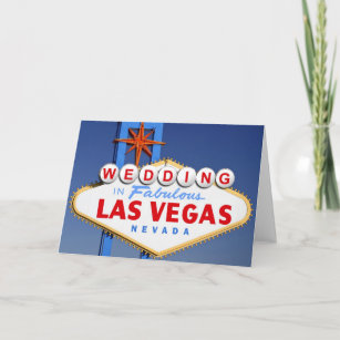 Wedding in Las Vegas Card