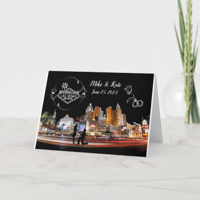 Wedding in Las Vegas Invitation (Front)