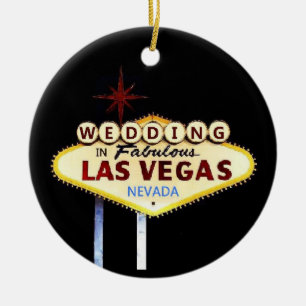 WEDDING In Las Vegas Keepsake Ornament