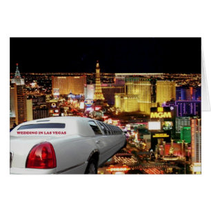 WEDDING IN LAS VEGAS LIMO Card