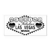 Wedding in Las Vegas Rubber Stamp (Imprint)