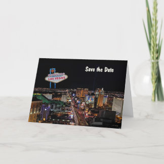 Wedding in Las Vegas "Save the Date" Card