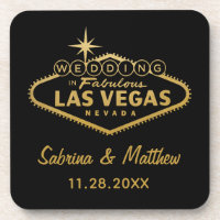 Wedding in Las Vegas Sign Wedding Favour