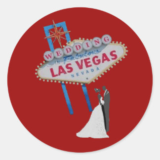 Wedding in Las Vegas Sticker