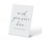 Wedding In Memory Wish You Were Here Elegant