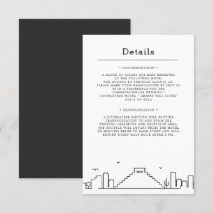 Wedding in Mexico   Guest Details Invitation