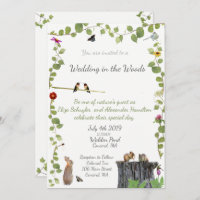 Wedding in the Woods: Invitation