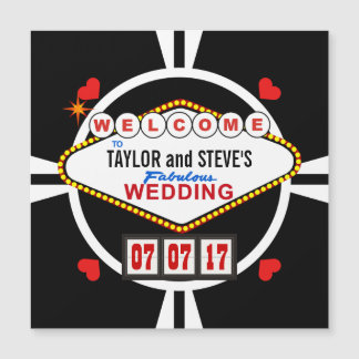 Wedding in Vegas Casino Favour Poker Chip