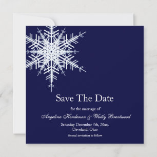 Wedding in Winter Save the Date