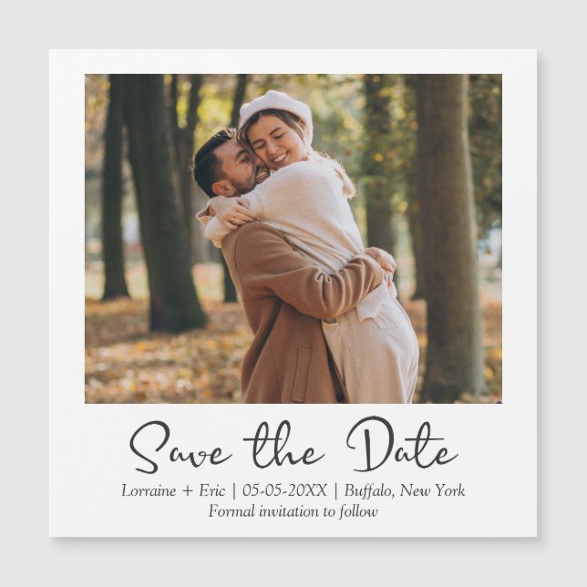 Wedding Instant Photo Effect Engaged Couple (Front)