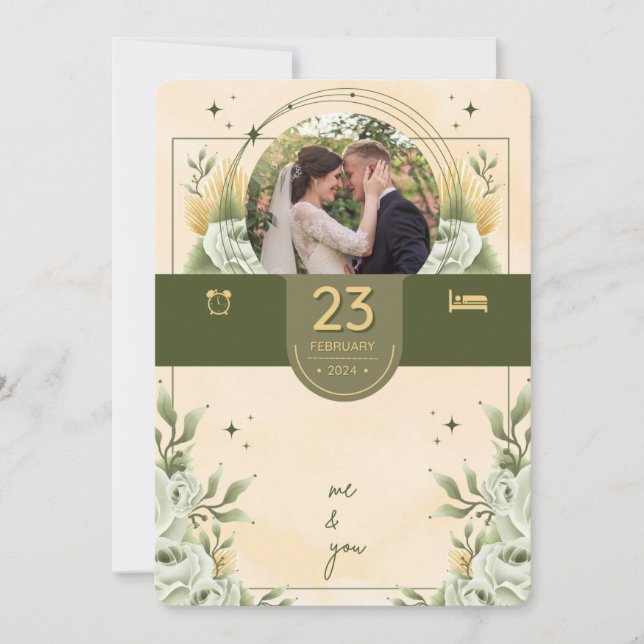  wedding invetion invitation (Front)