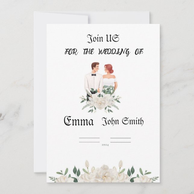 Wedding Invitaion Invitation (Front)