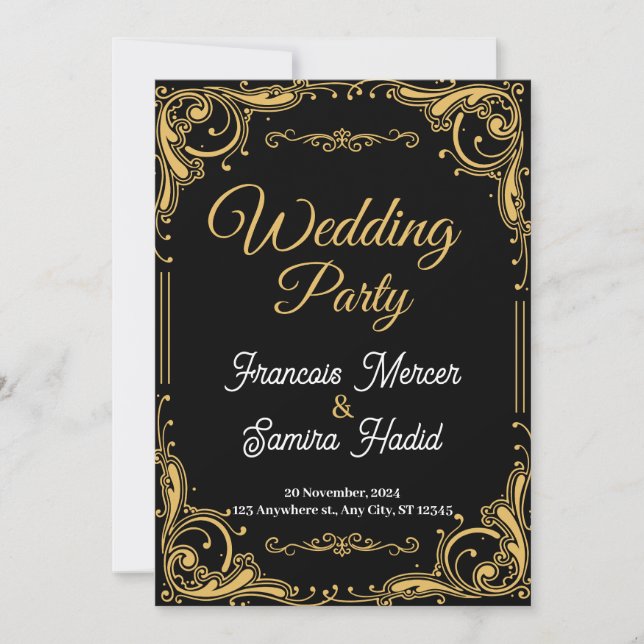 wedding invitation (Front)