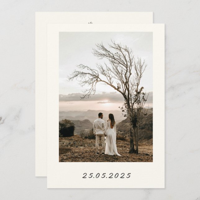 Wedding Invitation (Front/Back)