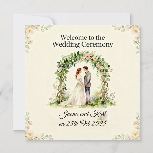 Wedding Invitation  (Front)