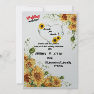 Wedding invitation