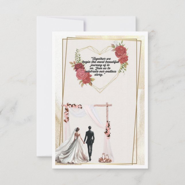 wedding invitation (Front)