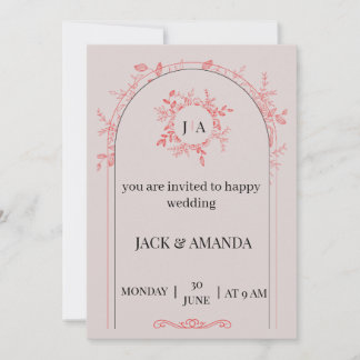 wedding invitation