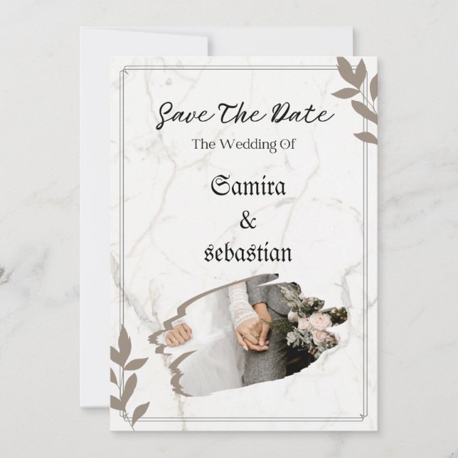 wedding invitation (Front)