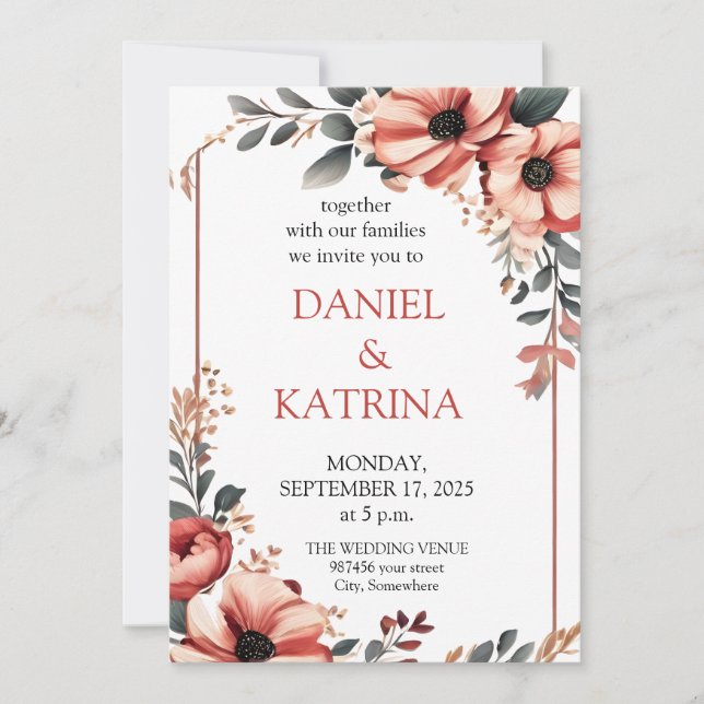 wedding invitation (Front)