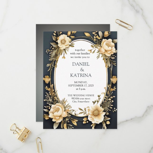 wedding invitation (Front/Back In Situ)