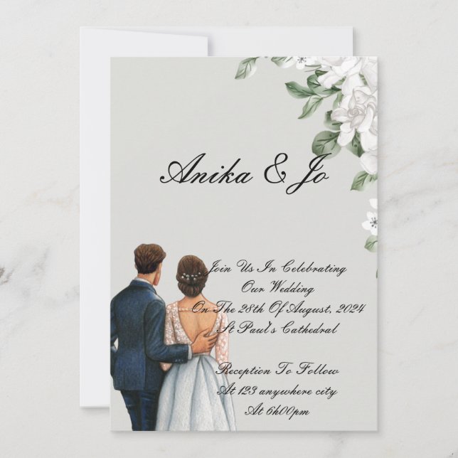 wedding invitation (Front)