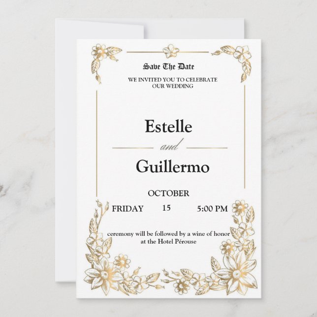 WEDDING Invitation (Front)