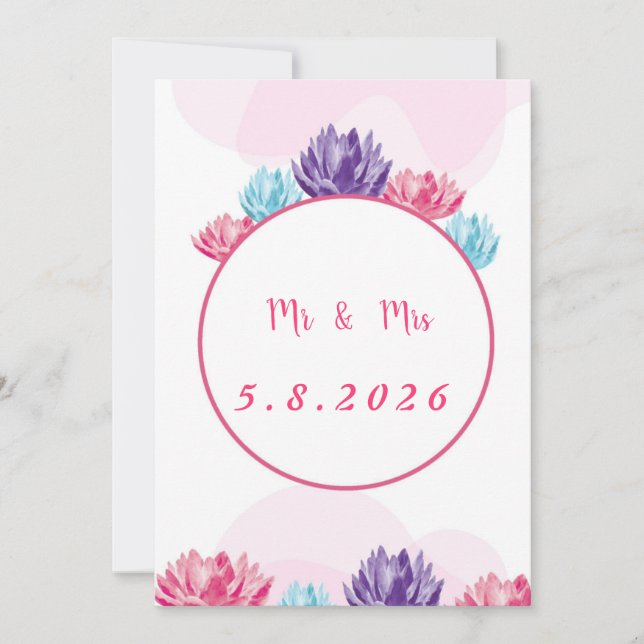 Wedding invitation (Front)