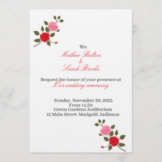 Wedding Invitation