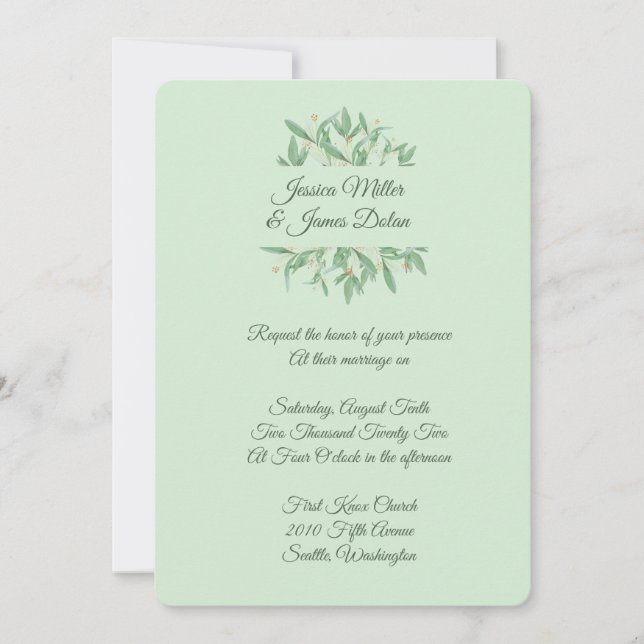 Wedding Invitation (Front)