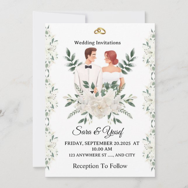 wedding invitation (Front)