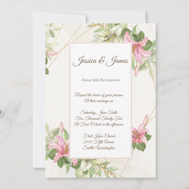 Wedding Invitation (Front)