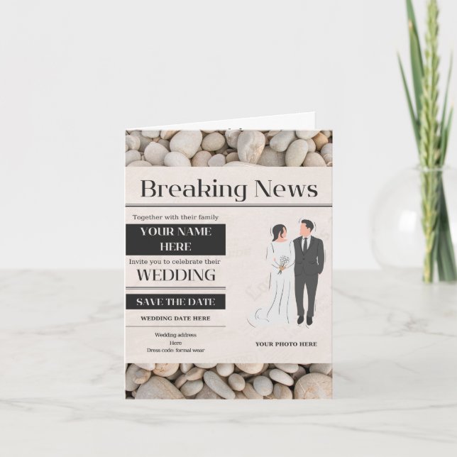 wedding invitation (Front)