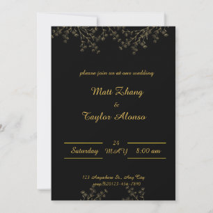 Wedding invitation 