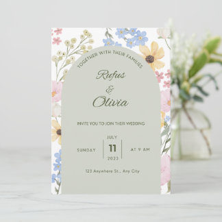 Wedding invitation 