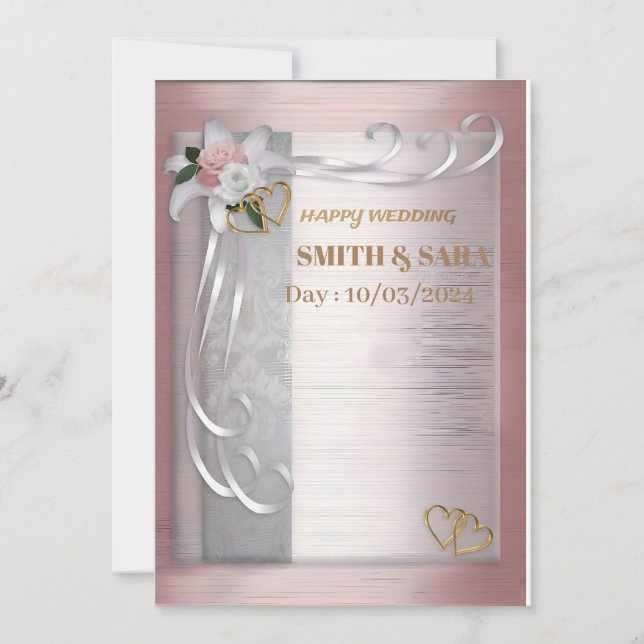 Wedding invitation (Front)